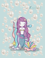 Sketch Book: Mermaid Cover (8.5 X 11) Inches 110 Pages, Blank Unlined Paper for Sketching, Drawing, Whiting, Journaling & Doodling