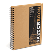 Sketchbook (Basic Large Spiral Kraft): Volume 15