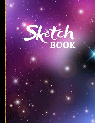 Sketchbook: Purple Galaxy: Large Sketchbook / Drawing Book to Practice Sketching, Drawing, Writing and Creative Doodling - Sketch Co, Creative