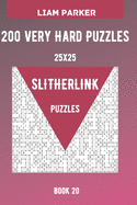 Slitherlink Puzzles - 200 Very Hard Puzzles 25x25 Book 20