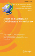 Smart and Sustainable Collaborative Networks 4.0: 22nd Ifip Wg 5.5 Working Conference on Virtual Enterprises, Pro-Ve 2021, Saint-tienne, France, November 22-24, 2021, Proceedings
