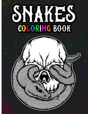 Snakes Coloring Book: A Creative Adult Coloring Book In Zentangle ...