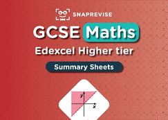 SnapRevise GCSE Edexcel Maths Higher Summary Sheets