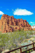 Snow Canyon State Park Journal: St. George Utah Magestic Rock Formation Mountain: Blank Lined Journal Paper Notebook (6x9 Inch - 70 Sheets/140 Pages)