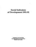 Social Indicators of Development, 1991 - World Bank Group, and World Bank Publications