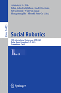Social Robotics: 15th International Conference, ICSR 2023, Doha, Qatar, December 3-7, 2023, Proceedings, Part I