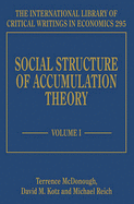 Social Structure of Accumulation Theory - McDonough, Terence (Editor), and Kotz, David M. (Editor), and Reich, Michael (Editor)