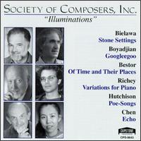 Society of Composers, Inc.: Illuminations - Donna Dreisbach (oboe); Estela Olevsky (piano); Fred Bugbee (vibraphone); Herbert Bielawa (piano); John Richey (piano);...