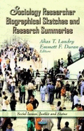 Sociology Researcher Biographical Sketches & Research Summaries - Landry, Alias T