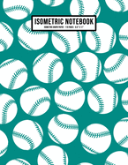 Softball Isometric Graph Paper Notebook: Softball Isometric Graph Paper Notebook Journal - 110 Pages - Large 8.5 x 11