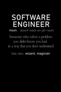 Software Engineer Notebook: 6x9 College Ruled Notebook for Developers and IT Professionals