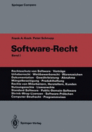 Software-Recht: Band 1