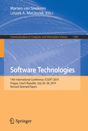 Software Technologies: 14th International Conference, Icsoft 2019, Prague, Czech Republic, July 26-28, 2019, Revised Selected Papers