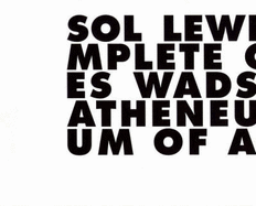 Sol LeWitt: Incomplete Open Cubes
