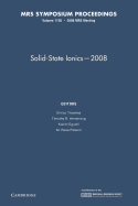 Solid-State Ionics - 2008: Volume 1126
