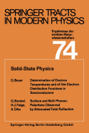 Solid-State Physics: Ergebnisse Der Exakten Naturwissenschaften