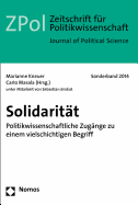Solidaritat: Politikwissenschaftliche Zugange Zu Einem Vielschichtigen Begriff