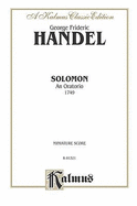 Solomon (1749): German, English Language Edition, Comb Bound Miniature Score