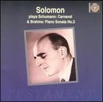 Solomon: Schumann, Brahms & Liszt