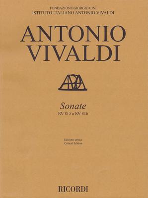 Sonate RV 815 E RV 816 - Vivaldi, Antonio (Composer), and Talbot, Michael (Editor)