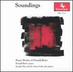 Soundings: Piano Works of Donald Betts