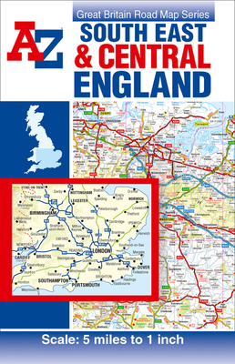 South East & Central England A-Z Road Map - Geographers' A-Z Map Co Ltd