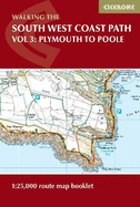 South West Coast Path Map Booklet - Vol 3: Plymouth to Poole: 1:25,000 OS Route Mapping