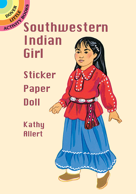 Southwestern Indian Girl Sticker Paper Doll - Allert, Kathy