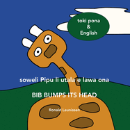 soweli Pipu li utala e lawa ona - Bib bumps its head: toki pona & English