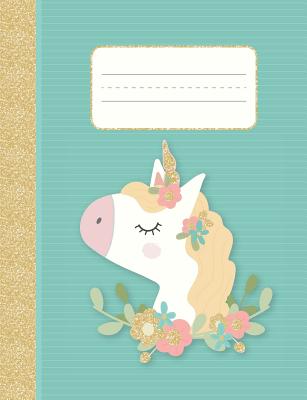 Sparkly Unicorn - Primary Story Journal: Grade K-2 Draw and Write - Dotted Midline Picture Notebook for Early Childhood, Kindergarten, First Grade, Second Grade and Homeschool - Rain and Shine Design Co