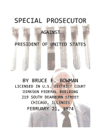 Special Prosecutor Against President of United States