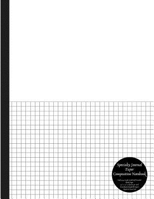 Specialty Journal Paper Composition Notebook Half 4x4 Graph Grid/Half Unruled Blank Pages .25 X .25 4 Squares Per Inch (Coordinate/Quadrille Paper) Sketch & Draw Pad: Mixed Exercise Dual Notebook - Variety Journal Paper, Kai Specialty