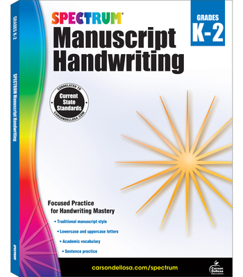 Spectrum Manuscript Handwriting, Grades K - 2 - Spectrum (Compiled by)