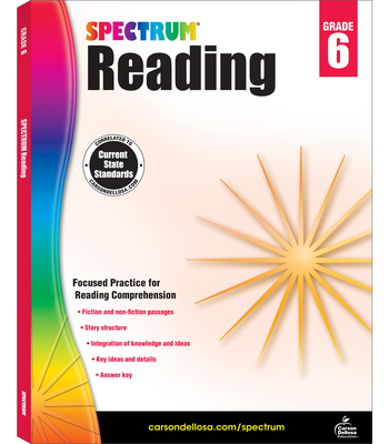 Spectrum Reading Workbook, Grade 6: Volume 25 - Spectrum (Compiled by)