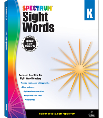 Spectrum Sight Words, Grade K - Spectrum (Compiled by)