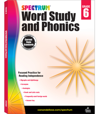 Spectrum Word Study and Phonics, Grade 6: Volume 85 - Spectrum (Compiled by)