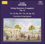 Spohr: Complete String Quartets, Vol. 11