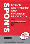 Spon's Architects and Builders Price Book 2000
