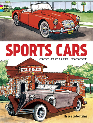 Sports Cars Coloring Book - LaFontaine, Bruce