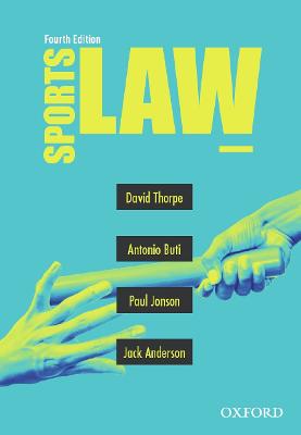 SPORTS LAW - Thorpe, and Buti, and Jonson