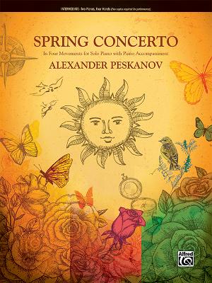 Spring Concerto: In Four Movements for Solo Piano with Piano Accompaniment - Peskanov, Alexander (Composer)