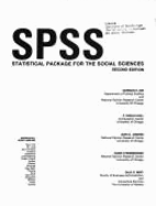 SPSS: Statistical Package for the Social Sciences