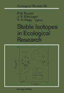 Stable isotopes in ecological research