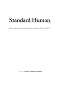 Standard Human - Social Ethics...