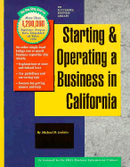 Starting and Operating a Business in California - Jenkins, Michael D, and Ernst & Young Llp, and PSI Research (Editor)