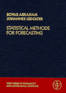 Statistical Methods for Forecasting - Abraham, Bovas, and Ledolter, Johannes