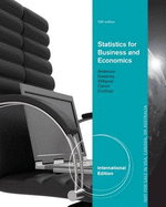 Statistics for Business and Economics - Anderson, David Ray, and Williams, Thomas Arthur, and Sweeney, Dennis J.