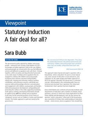 Statutory Induction: A fair deal for all? - Bubb, Sara