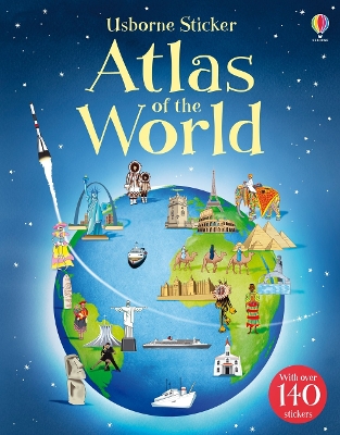 Sticker Atlas of the World - Pearcey, Alice, and Patchett, Fiona