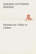 Stimmen der Vlker in Liedern